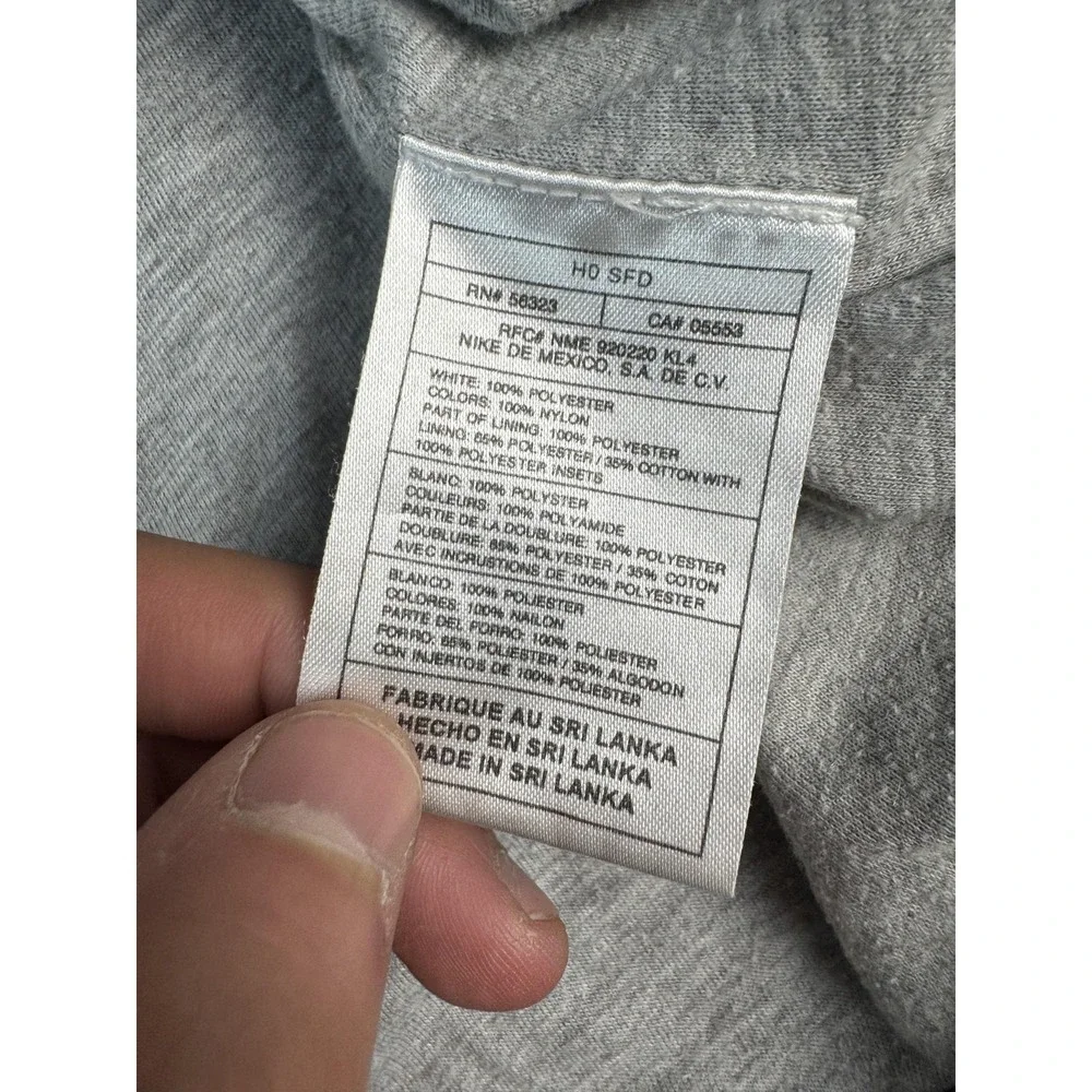 Nike‎ Y2K Jacket Mens XL Full Zip Windbreaker Stripe Hooded Pockets
